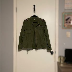 Beaded military jacket
